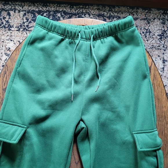 SHEIN EZwear Flap Pocket Side Drawstring Waist Sweatpants Size Women's Medium - Picture 4 of 12